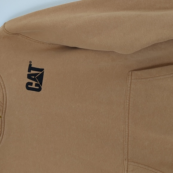 CAT Hoodie Youth XXL 18/20 Workwear Casual Streetwear - Picture 3 of 8